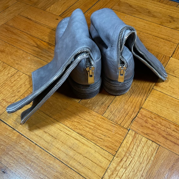 GUIDI 788Z Back Zip Mid Boots Grey - Picture 6 of 9